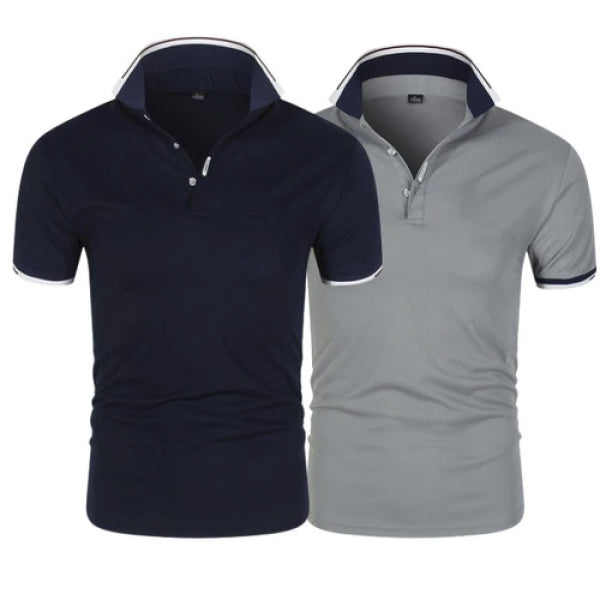 [KAUFE 1, ERHALTE 2] 2er-Pack Essentielle Poloshirts